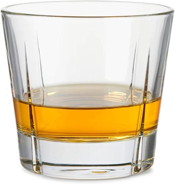 Rosendahl Grand Cru Glass Tumblers (Set of 4) - 9.1 Fl. Oz. - Lead-Free, Dishwasher Safe, Elegant Clear Glass Drinkware for Water, Juice, Coffee, and Wine - Modern, Durable (Clear)