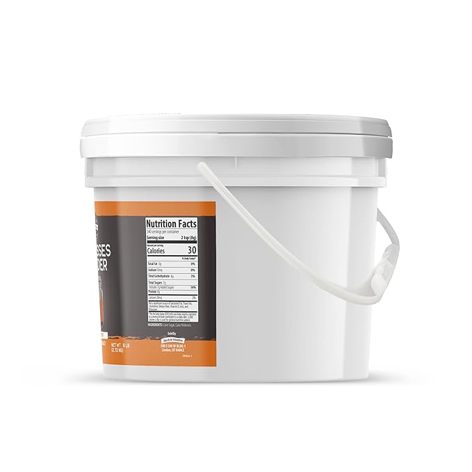 Birch & Meadow Molasses Powder, 1 Gallon, Sweetener, For Baking
