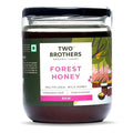 Forest Honey | Raw, Wild, Unfiltered & Unpasteurized | Multifloral Honey from Native Indian Bees | No Additives, Rich in Pollen 17.6 Oz from Two Brothers Organic Farms