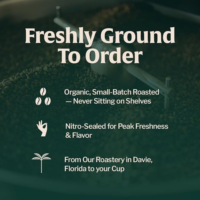 Artizan Coffee USDA Organic Ground Coffee | Heavenly Project Decaf - High Altitude Blend | Dark Roast | Medium Grind for Drip | 5 lbs | Roasted in South Florida