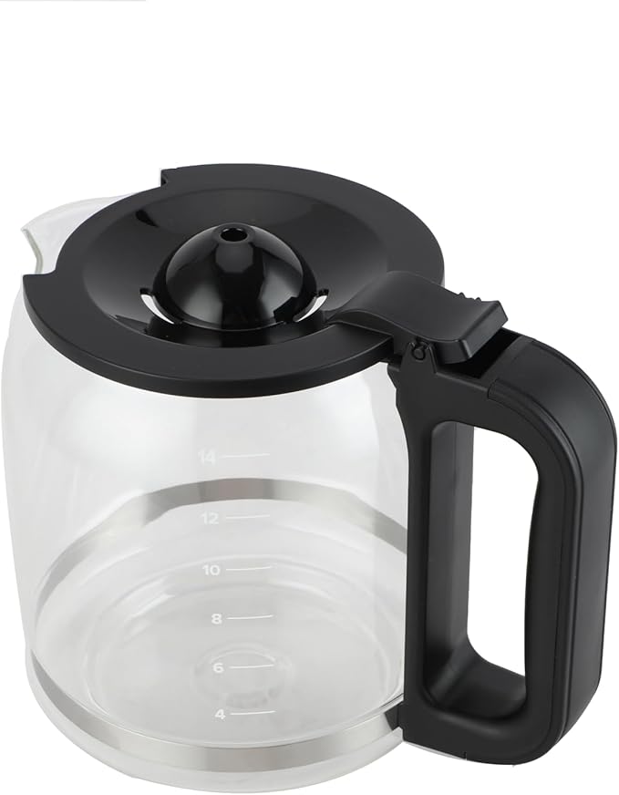 14 Cup Coffee Pot Replacement Compatible with Cuisinart Coffee Maker DCC-2200, DCC-3200, DCC-3200P1,DCC-3200FR,DCC-3200CPAMZ,DCC-2600,DCC-2800 14 cup coffee maker