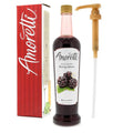 AMORETTI - Blackberry Beverage Infusion, 94 Servings Per Bottle (750 ml) - Drink Mix & Water Enhancer with Pump for Flavoring Cocktails, Waters, Teas, and other Beverages, Preservative Free