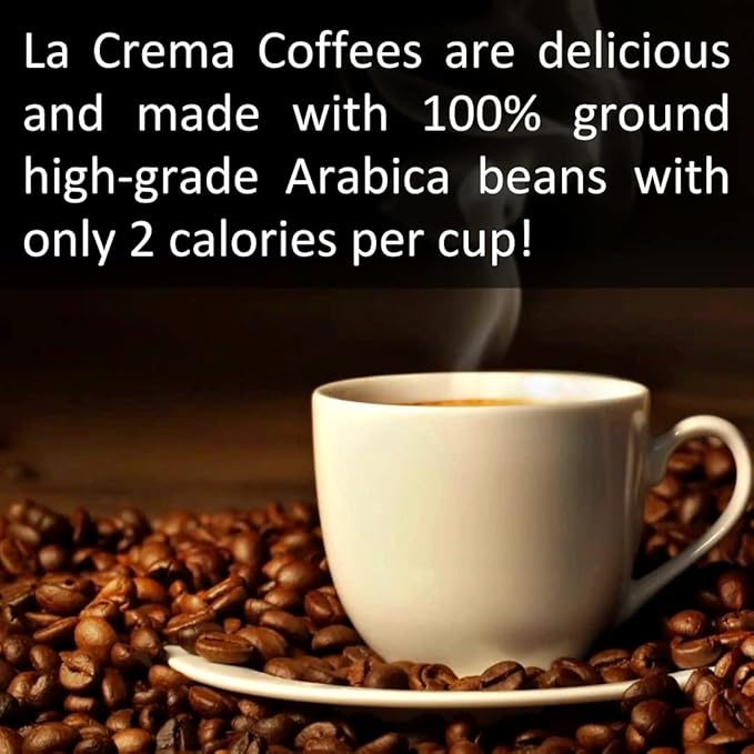 La Crema Coffee Amaretto 2-Pound Package | Top Notch Quality Coffee | Allergen Free | Gluten Free | Sugar Free | Always Roasted Fresh to Order