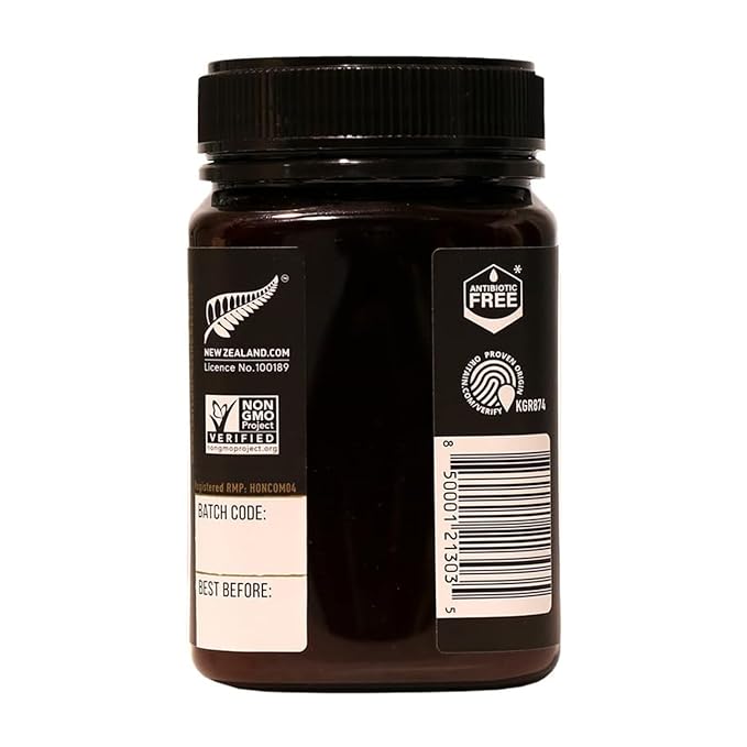 Taylor Pass Honey Co Manuka Honey UMF 5+ MGO 83+ | Monofloral New Zealand Honey | Sustainable, Non-GMO, Halal, UMF Certified | BPA-Free Jar | 500g 1lb 1.6 Oz