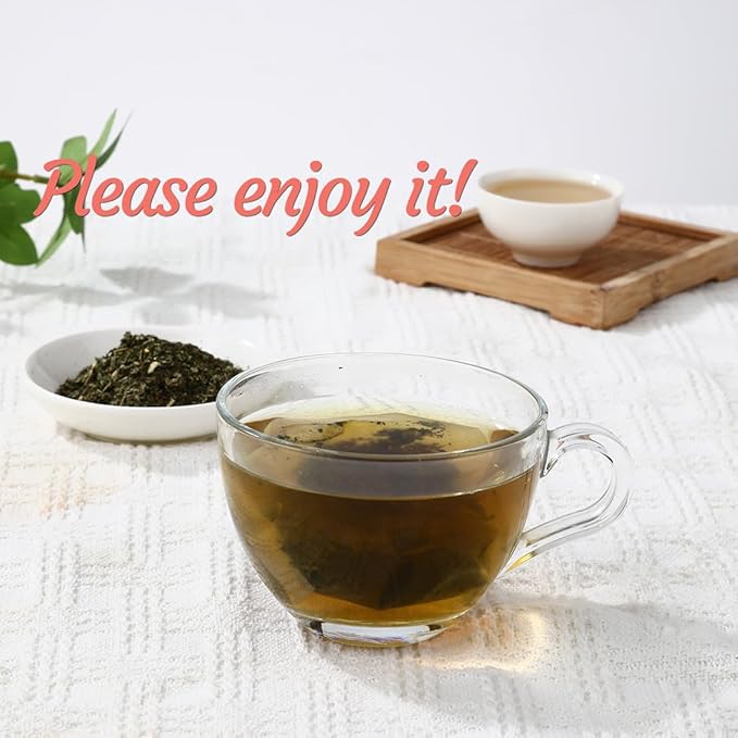 Premium 60 Hormone Balance Tea Bags, Made with 100% Natural Herbal Ingredients, Red Raspberry Leaves, Menstrual Cycle Support, No Artificial Flavors & Caffeine Free.