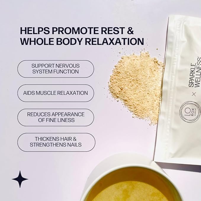 Collagen Magnesium Rest + Restore (Yuzu Pear) [30 Serves] | VERISOL Bioactive Collagen Peptides, Magnesium Glycinate & Taurate Salts | Lauren Roxburgh Rest + Restore | Calming Nightly Beauty Routine