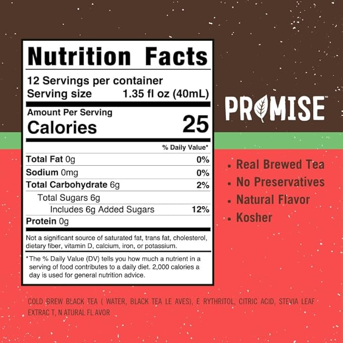 Promise Tea by Java House - Cold-Brewed Tea Concentrate Pods - Ethically Sourced - Hibiscus Lightly Sweet Tea - Pack of 12