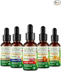 Stevia Intl - (Pack of 5) Wonka Land Bundle. Stevia Liquid Drops with 5 Flavors. All Naturally Sweet, Non-Bitter, No Sugar Added, 0 Carb, 0 Calorie, Non-GMO, Vegan, Diabetic & Keto Friendly (1oz)