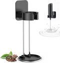 DERGUAM Milk Frother for Coffee, Electric Handheld Milk Frother, Milk Foamer, Mini Mixer and Coffee Blender Frother for Frappe, Latte, Matcha, Cappuccino, Battery Operated with Stand (Frother Stand)
