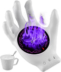 Devil's Hand Heating Mug Warmer Set - 3 Temp Settings & 8H Timer, Coffee Cup Warmer Plate for Desk Auto Shut Off, Ideal Beverage Warmer Gift for Coffee, Tea, Milk (White)