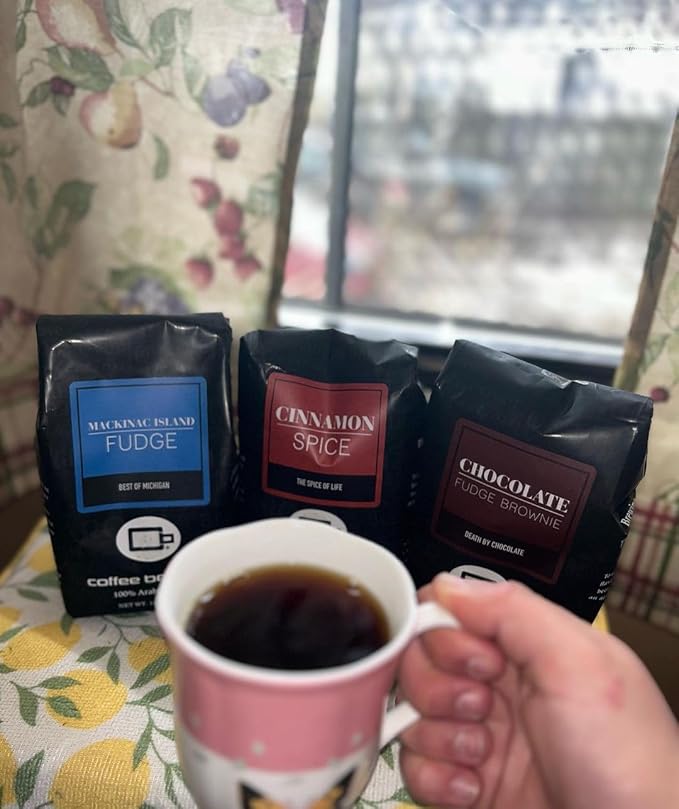 Chocolate Fudge Brownie Flavored Coffee, Specialty Arabica Coffee, Medium Roast, 12 ounce, Whole Bean