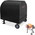 Outdoor Concrete Mixer Cover, Heavy Duty Waterproof Cement Mixers Cover, Made of Heavy-Duty 600D Oxford, All Weather Cement Mixer Covers(50.5"Dx31.5"Wx48"H)