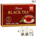 Hand-Picked Black & Green Tea Bags 100 Count Pack | Bold & Smooth Premium Blend for Hot or Iced Tea | Antioxidant-Rich Breakfast Tea Fresh Flavorful & Aromatic Brew 3.52 oz (Black Tea)