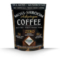 Elderwise Coffee with Mushrooms & Sea Moss - Lion's Mane, Chaga, Reishi & Cordyceps - 24 Servings - Healthy Coffee - Freeze Dried Instant - Chemical free - Fair Trade