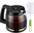 14-Cup Glass Carafe Replacement Compatible with Cuisinart Coffee Maker Models DCC-2200RC, DCC-2200, DCC-2600, DCC-2800, DCC-3200, DCC-3200P1, DCC-3200FR, DCC-T20, DCC-1800FR, CBC-7400, CBC-7000PC