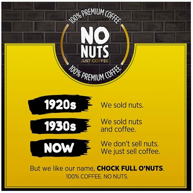 Chock Full o’Nuts Donut Shop, Medium Roast K-Cups – Compatible with Keurig Pods K-Cup Brewers (4 Packs of 12 Single-Serve Cups)