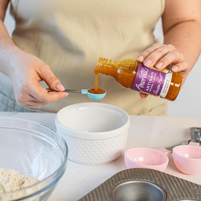 Amoretti - Natural Passion Fruit Artisan Flavor Paste, 2.2 lbs, Perfect For Ice Cream, Beverages, Cakes, and more, Preservative Free, Vegan, Gluten Free, No Artificial Sweeteners, Highly Concentrated