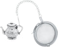 Danforth - English Teapot with Infuser – Handcrafted Pewter Metal British Style Teapot