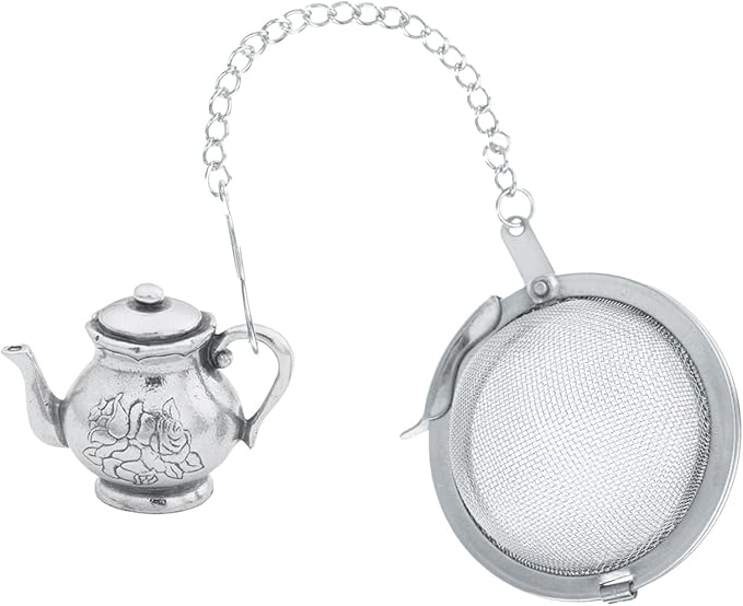 Danforth - English Teapot with Infuser – Handcrafted Pewter Metal British Style Teapot