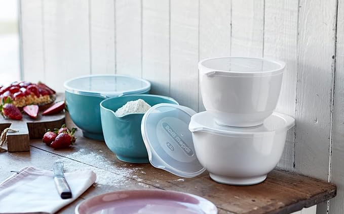 Rosti Precision Craft Mixing Bowl Set 2 Pcs Elevate Your Culinary Experience Stylish Nesting Bowls for Effortless Cooking and Baking