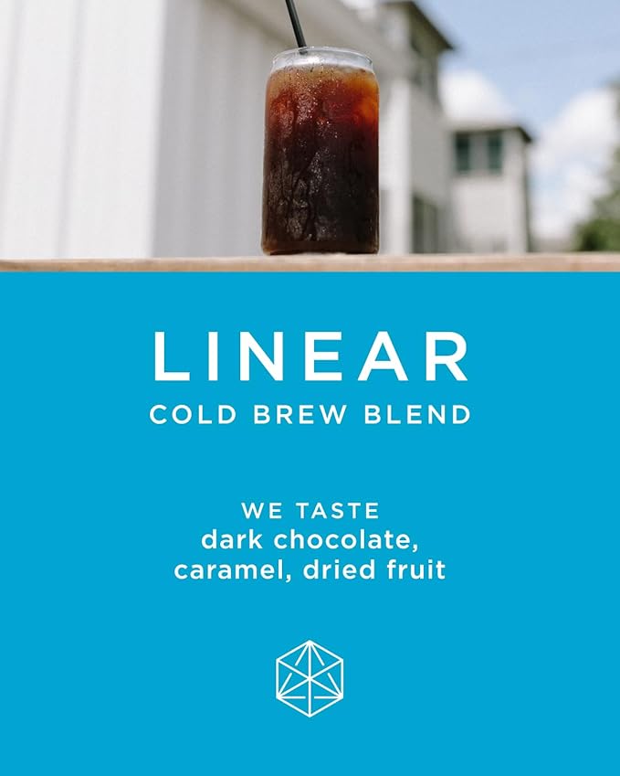 Blueprint Coffee Linear Cold Brew Blend Whole Bean Coffee, 2lb