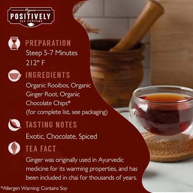 Organic Positively Tea Company, Chai Tea Sampler, Loose Leaf, 4 Ounce, 3 Pack