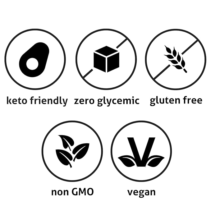 Wholesome Yum Keto Simple Syrup - Skinny Sugar Free Simple Syrup With Monk Fruit & Liquid Allulose - Natural Sweetener For Drinks, Cocktails, Coffee, & Cooking - Low Carb, Gluten Free (12 fl oz)