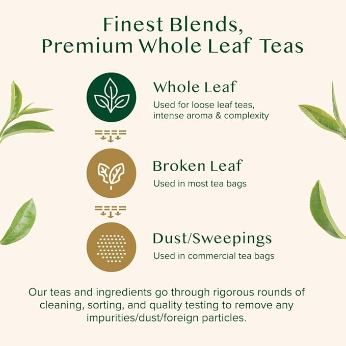VAHDAM, Ginger Masala Chai Tea (50+ Cups,3.53oz) Authentic Indian Ginger Tea | Spiced Chai Tea Loose Leaf | Brew Hot, Iced Or Chai Latte | Vacuum Sealed Pack
