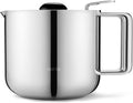aarke Thermal Jug - Premium Double-Wall Vacuum Insulated Stainless Steel Coffee Carafe with Push-and-Pour Lid, 10 Cup Capacity, Seamless Integration Coffee Maker