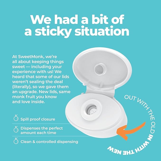 SweetMonk - 100% Pure Original Monk Fruit Sweetener Liquid Sugar Substitute - 1.7oz | No Water Added MonkFruit Extract | 0 Calorie Keto Friendly MonkFruit Drops | Vegan Gluten Free | No Stevia (2-Pack)