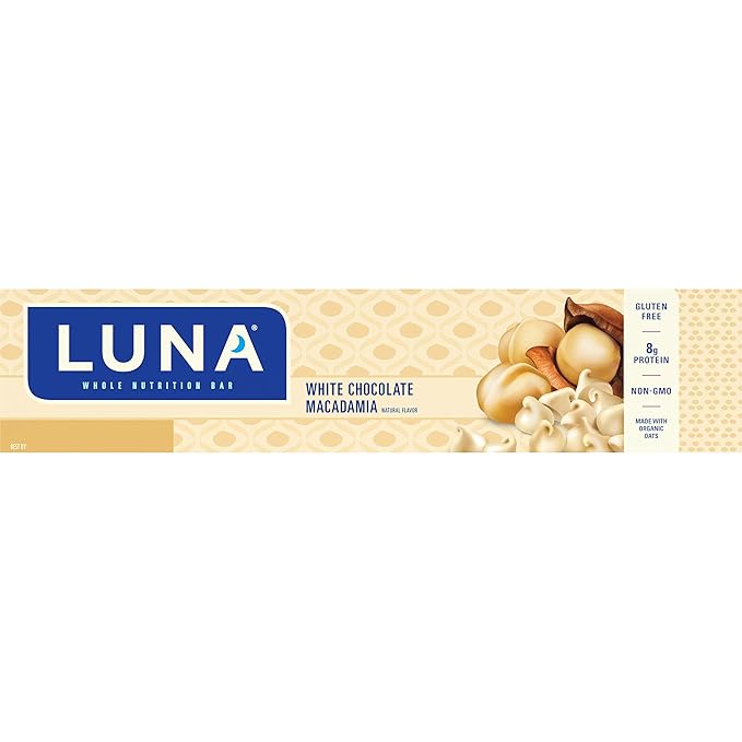 Clif, Bar Luna White Chocolate Macadamia 15 Count, 25.35 Ounce