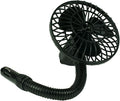 Koolatron AutoKool Solar Powered Car Mini Fan - Exhaust Vent Air Circulation Cooling, Solar Operated Panel Portable Ventilation System for Parked Vehicles Truck, SUV, Van
