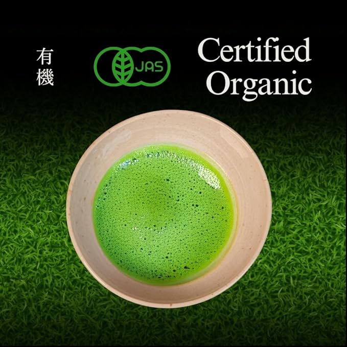 YEDOENSIS Premium Matcha - Organic Japanese Green Tea Matcha Powder, JAS Certified Organic Vegan Gluten-Free (100g)