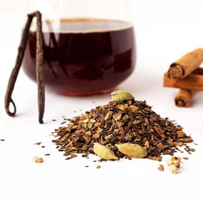 Organic Positively Tea Company, Toasty Mate Chai Mate Tea, Loose Leaf, 16 Ounce