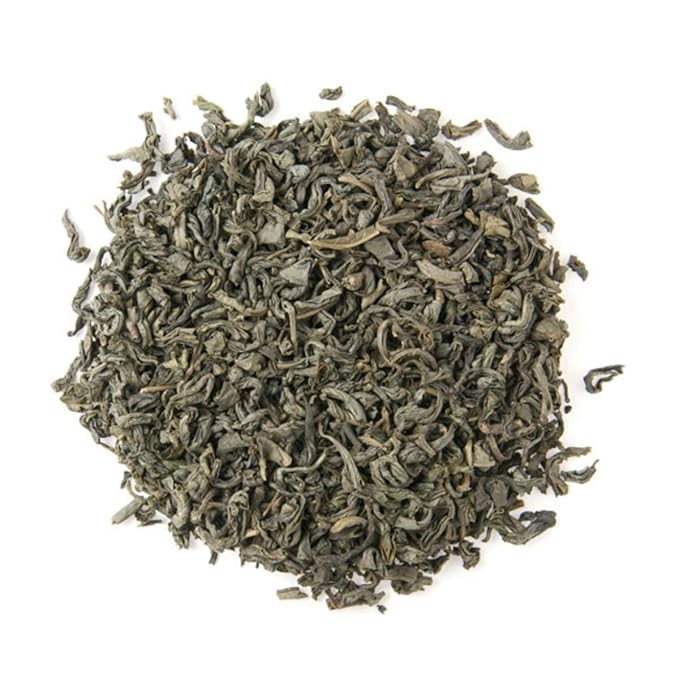 Organic Pearl River Green Tea Loose Leaf Tea | Hand-Plucked Pre-Dawn Leaves | Bright Forest Green Cup | Vegan Kosher | High Antioxidant | 4oz Resealable Pouch by English Tea Store