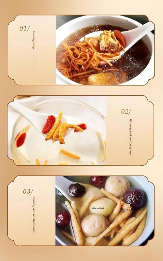 Radix Pseudostellariae-Pure and Natural Herbal Tea -Chinese herbal medicine- 太子参3.53oz/100g (Radix Pseudostellariae)