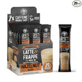 The Frozen Bean Hazelnut Frappe & Latte Instant Mix (20 Sticks), Made with Arabica Coffee, Double Shot Caffeine, Low Sugar & Premium Ingredients, Hot, Iced, or Blended Drinks