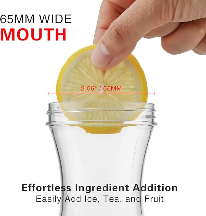 50 Oz Water Carafe with Lids, Square Plastic Pitcher for Mimosa Bar, Drinks, Milk, Iced Tea, Juice Container for Fridge, BPA-Free, NOT DISHWASHER SAFE (4 Pack)