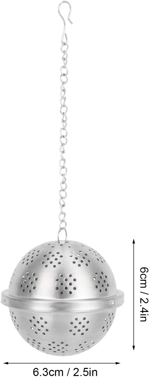 304 Stainless Steel Tea Strainer Infuser Seasoning Filter Mesh Design Kitchen Accessories(M)