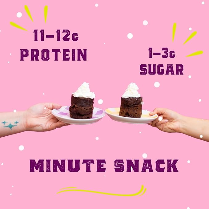 Sweet Logic Keto Dessert Mug Cake Mixes - Orange Almond - Low Sugar - Gluten-Free - Low Carb - Diabetic-Friendly Sweets - Natural Ingredients - High Protein - Delicious Keto Treats (4 Pack)