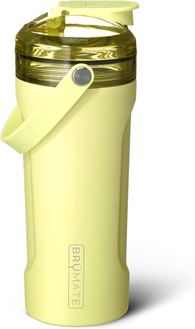 BrüMate MultiShaker Blender Shaker Bottle | 100% Leakproof Insulated Stainless Steel | Pre Workout and Protein Shaker Bottle for the Gym | 26oz (Prickly Pear)