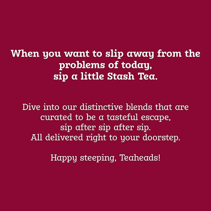 Stash Tea Christmas Eve Herbal Tea - Naturally Caffeine Free, Non-GMO Project Verified Premium Tea with No Artificial Ingredients, 18 Count (Pack of 6) - 108 Bags Total