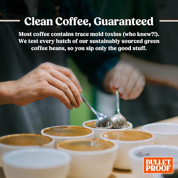 Bulletproof Original Medium Roast Single-Serve Pods, 72 Count, 100% Arabica Beans, Clean Coffee Tested for Toxins, Packaging May Vary