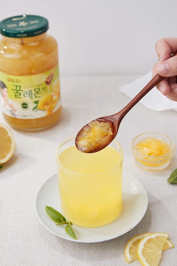 Damtuh Honey Lemon Tea 2.2lb (35.3 fl oz) – Traditional Korean Preserved Lemon with Honey, Refreshing Citrus Herbal Tea, Fruit Marmalade Preserve