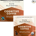 Sun Alchemy Cognitive Coffee with Organic MCT Oil, Fair-Trade Coffee, Lion’s Mane, Reishi & Chaga - 10 Sachets