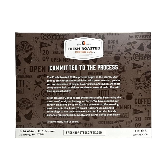 Fresh Roasted Coffee, Organic Montezuma Sunrise | USDA Organic, Kosher | Medium Roast 72 Pods for K Cup Brewers