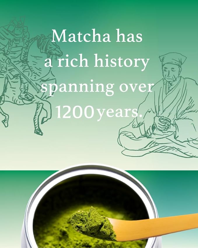 Kirishima Kagoshima Matcha, Organic Green Tea Powder, Ceremonial Grade, Teahouse Edition Premium First Harvest, Japanese origin (1.06 Ounce Tin)