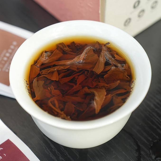 iTeaworld Chinese Flower Tea Sampler - 6 Flavor Mixed Pack (Jasmine Black/Green/Tieguanyin/Liu Bao Tea, Osmanthus Tieguanyin, Rose Black Tea), Assorted Tea, 20 Individual Small Packages, 3.53oz