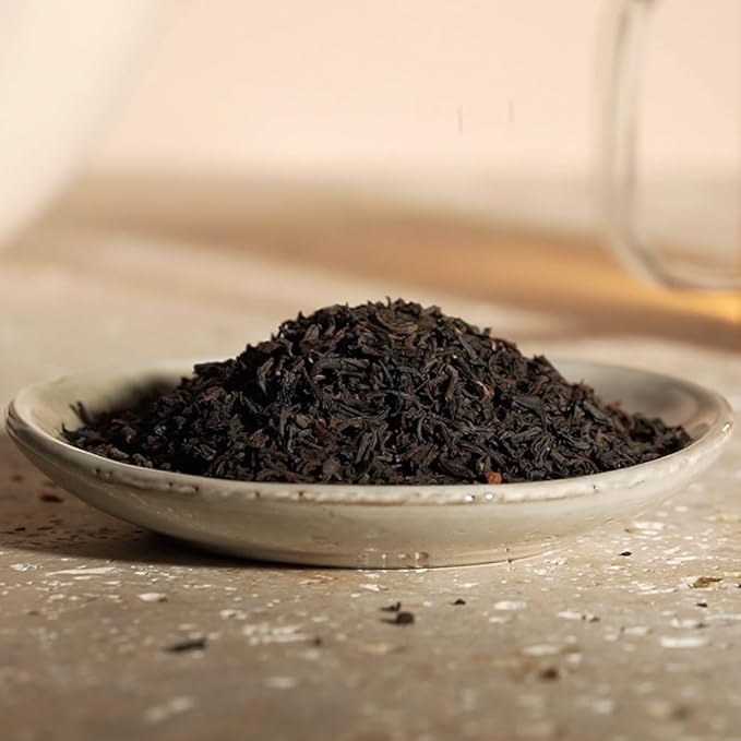 Kusmi Tea - Earl Grey Intense - Organic Earl Grey Black Tea - Features Bolder Bergamot & Tangy Lemon - Strong, Robust, Caffeinated Tea - 20 Tea Bags