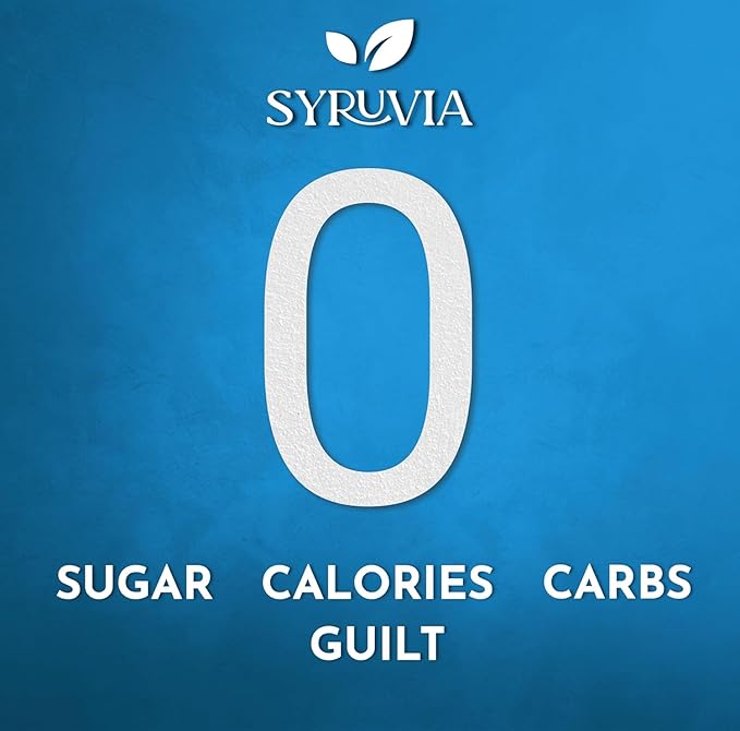 Syruvia Sugar Free Coffee Syrup, Butter Pecan Flavored Syrup for Drinks, Lattes, and Desserts – 25.4 fl oz, With Pump